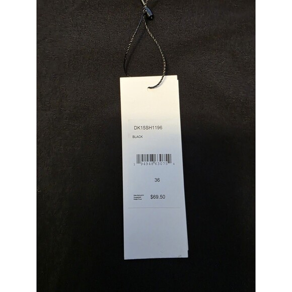 DKNY MENS BLACK CASUAL CARGO TECH DESIGNER STRETCH ZIP POCKET SHORTS SIZE 36 NWT - Picture 2 of 7